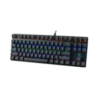 Rapoo V500 PRO-87 Wired Mechanical Gaming Keyboard - Blue Switch